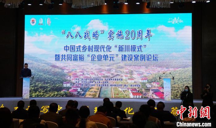 浙江长兴进杏装新川模式”论坛聚焦村企共建合作发展